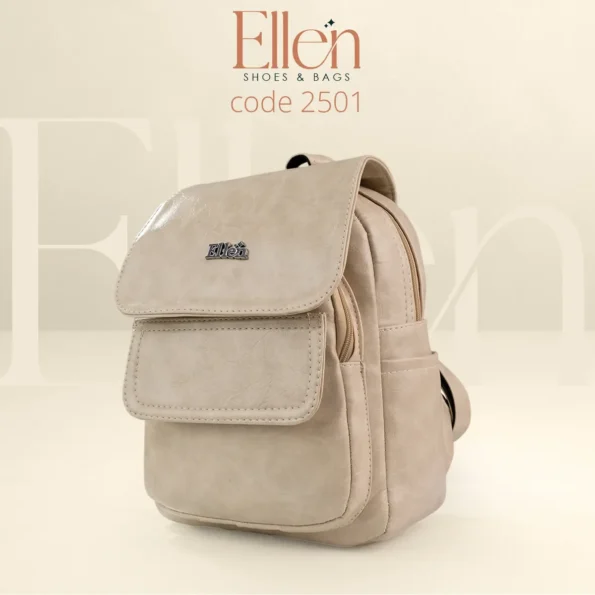 شنطة ظهر إيلين – جلد طري بجودة عالية | Ellen Shoes & Bags موديل 2501
