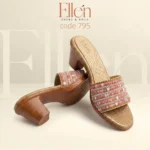 سليبر كعب أنيق بتفاصيل مطرزة ولمسة فخمة للوكك اليومي - كود 795