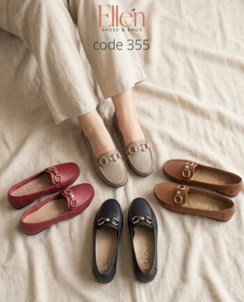 حذاء جلد طبيعي فاخر بنعل Code355 TR
