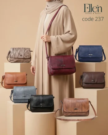 شنطة كروس جلد طبيعي شيك 237 Code
